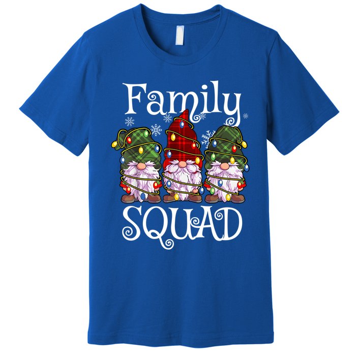 Family Squad Gnomies Christmas Gnome Family Matching Pjs Gift Premium T-Shirt