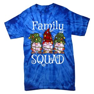 Family Squad Gnomies Christmas Gnome Family Matching Pjs Gift Tie-Dye T-Shirt