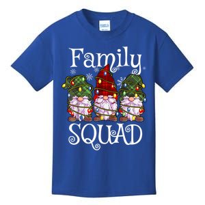 Family Squad Gnomies Christmas Gnome Family Matching Pjs Gift Kids T-Shirt