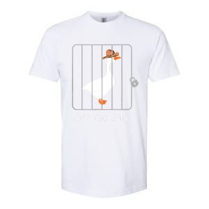 Funny Silly Goose Lover Mugshot Meme Got Too Silly Softstyle CVC T-Shirt