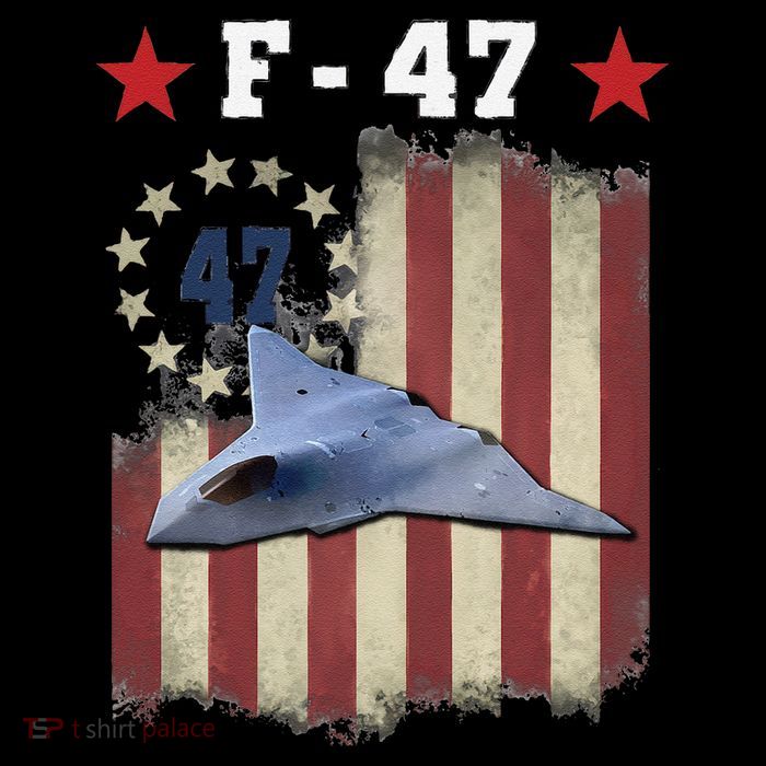 F-47 Sixth Generation Fighter Jet 4 Of July Flag 16 in Basic Backpack