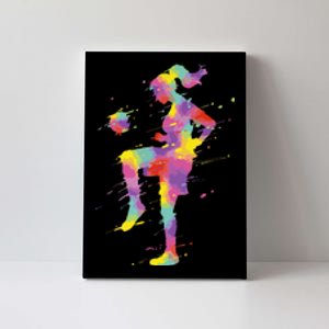 Funny Soccer Girl Soccer Player Gift Canvas