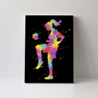 Funny Soccer Girl Soccer Player Gift Canvas