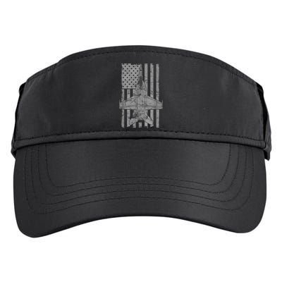 F18 Super Hornet Jet Airplane Vintage Flag Adult Drive Performance Visor