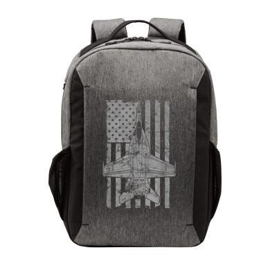 F18 Super Hornet Jet Airplane Vintage Flag Vector Backpack