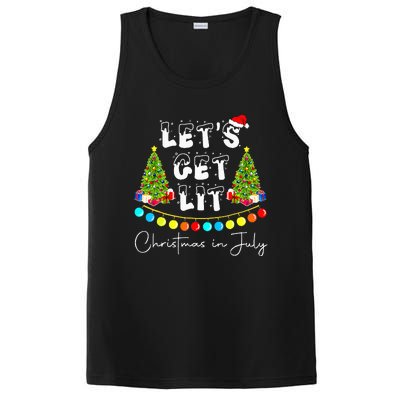 Festive Santa Hat with Christmas Tree Design PosiCharge Competitor Tank