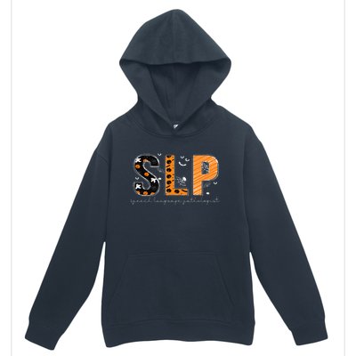 Funny SLP Halloween Costume Pumpkin Fall Skeleton Urban Pullover Hoodie