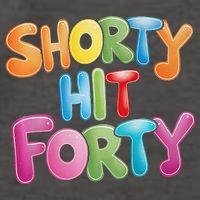 Funny Shorty Hit Forty 40th Birthday Gifts Premium Vector Backpack