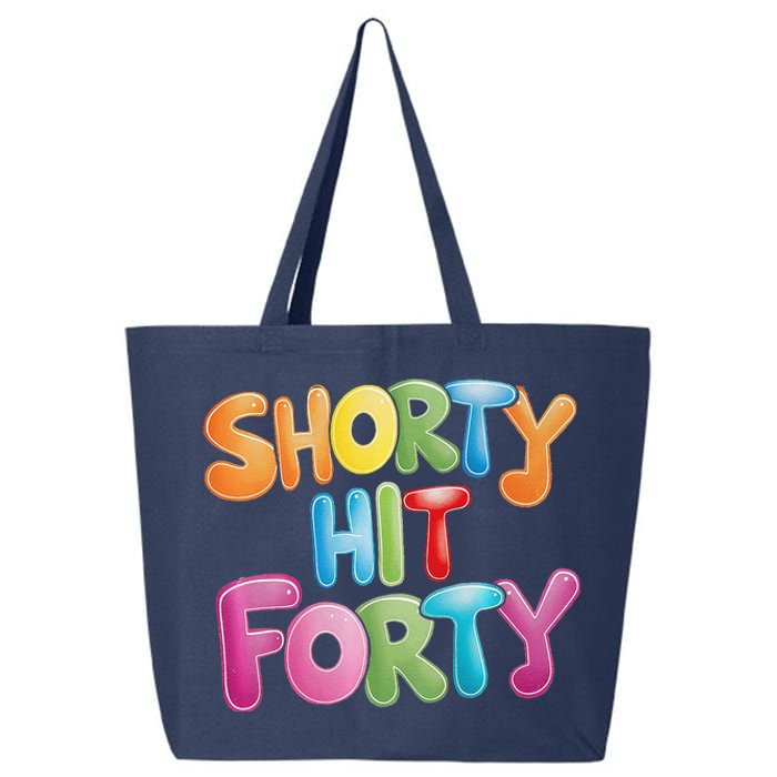 Funny Shorty Hit Forty 40th Birthday Gifts Premium 25L Jumbo Tote