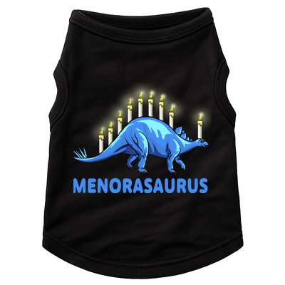 Funny Stegosaurus Hanukkah Dinosaur Menorah Dino Doggie Tank
