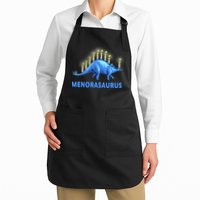 Funny Stegosaurus Hanukkah Dinosaur Menorah Dino Apron