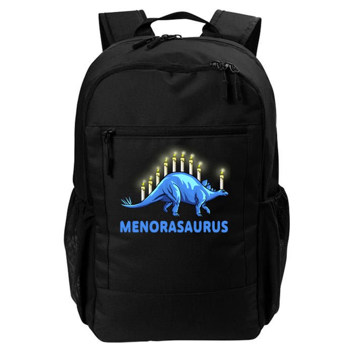 Funny Stegosaurus Hanukkah Dinosaur Menorah Dino Daily Commute Backpack