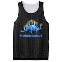 Funny Stegosaurus Hanukkah Dinosaur Menorah Dino Mesh Reversible Basketball Jersey Tank