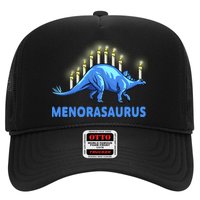 Funny Stegosaurus Hanukkah Dinosaur Menorah Dino Trucker Hat