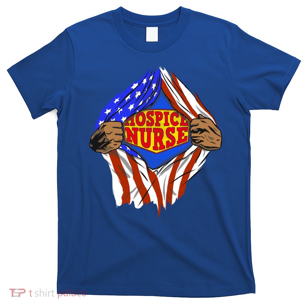 Funny Super Hospice Nurse Hero Job Cute Gift T-Shirt