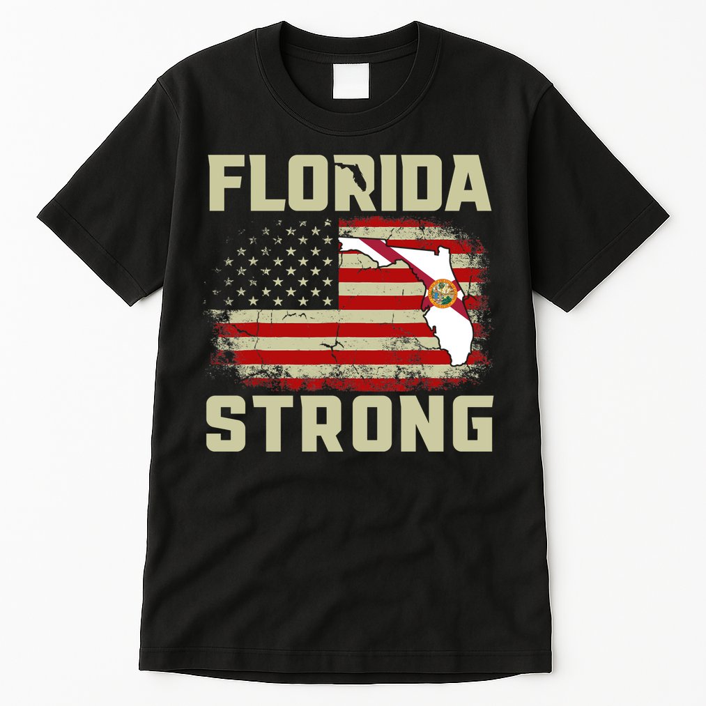 Florida Strong Hurricane Ian Support Florida Tall T-Shirt