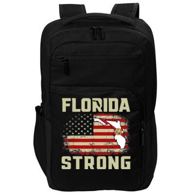 Florida Strong Hurricane Ian Support Florida Impact Tech Backpack