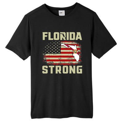 Florida Strong Hurricane Ian Support Florida Tall Fusion ChromaSoft Performance T-Shirt