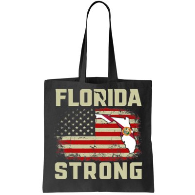 Florida Strong Hurricane Ian Support Florida Tote Bag