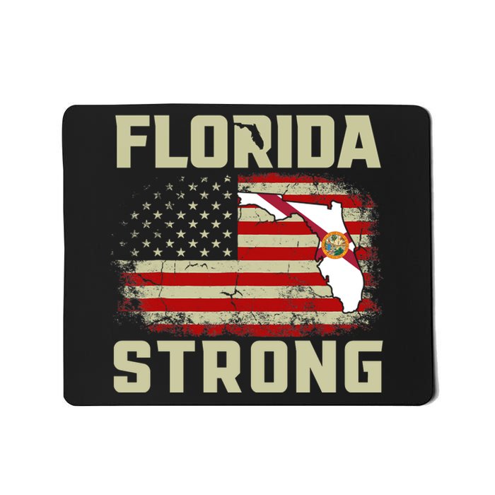 Florida Strong Hurricane Ian Support Florida Mousepad