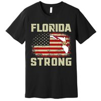 Florida Strong Hurricane Ian Support Florida Premium T-Shirt