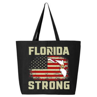Florida Strong Hurricane Ian Support Florida 25L Jumbo Tote