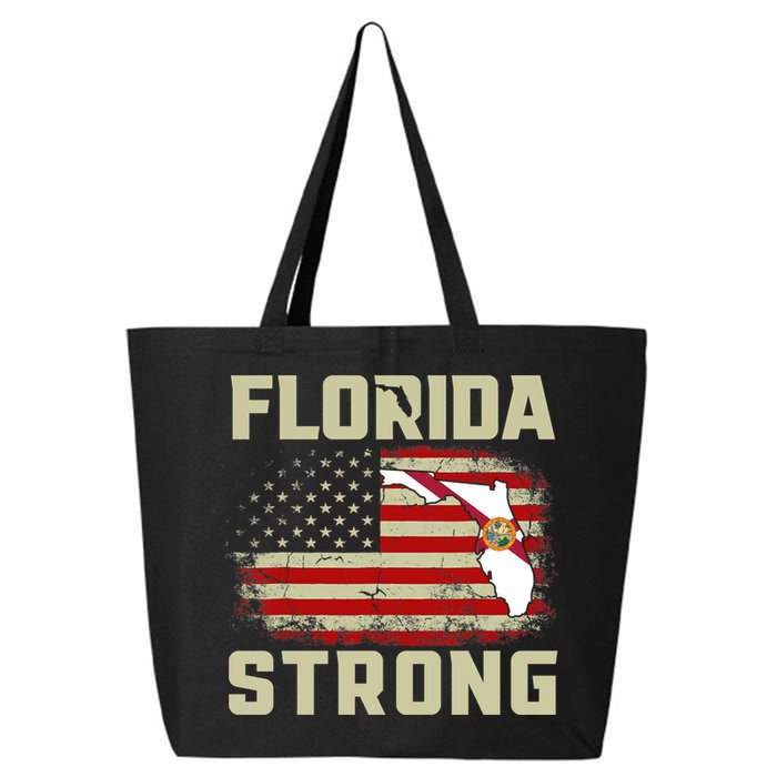 Florida Strong Hurricane Ian Support Florida 25L Jumbo Tote