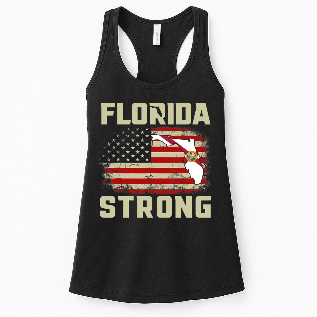 Florida Strong Hurricane Ian Support Florida Womens Tank Top