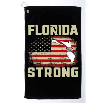 Florida Strong Hurricane Ian Support Florida Golf Towel