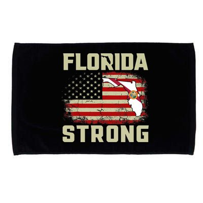 Florida Strong Hurricane Ian Support Florida Microfiber Hand Towel