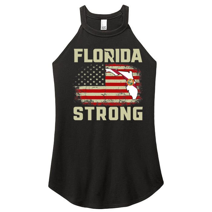 Florida Strong Hurricane Ian Support Florida Women's Perfect Tri Rocker Tank