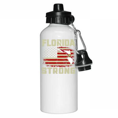 Florida Strong Hurricane Ian Support Florida Aluminum Water Bottle