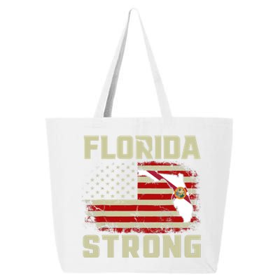 Florida Strong Hurricane Ian Support Florida 25L Jumbo Tote