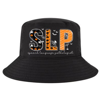 Funny SLP Halloween Costume Pumpkin Fall Skeleton Cool Comfort Performance Bucket Hat