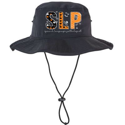 Funny SLP Halloween Costume Pumpkin Fall Skeleton Legacy Cool Fit Booney Bucket Hat