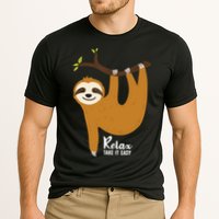 Funny Sloth Hanging On A Tree Gift Funny Sloth Lover Relax Take It Easy Gift Performance Shirt