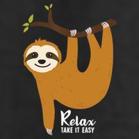 Funny Sloth Hanging On A Tree Gift Funny Sloth Lover Relax Take It Easy Gift 25L Jumbo Tote