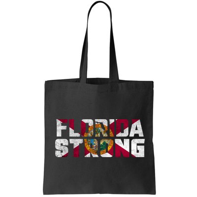Florida Strong Hurricane Ian Support Florida Vintage American US Flag Bag