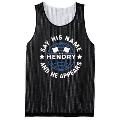 Funny Say His Name And He Appears Joe Hendry Mesh Reversible Basketball Jersey Tank