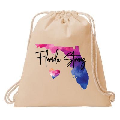 Florida Strong Hurricane Helene Drawstring Bag