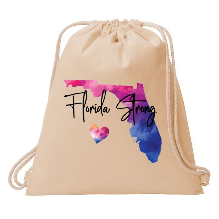 Florida Strong Hurricane Helene Drawstring Bag