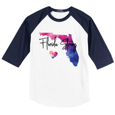 Florida Strong Hurricane Helene Baseball Sleeve Shirt