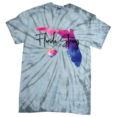 Florida Strong Hurricane Helene Tie-Dye T-Shirt