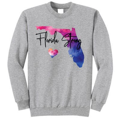 Florida Strong Hurricane Helene Tall Sweatshirt