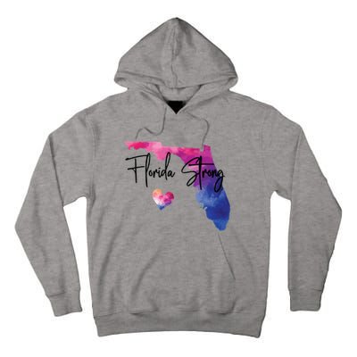 Florida Strong Hurricane Helene Tall Hoodie