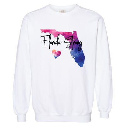 Florida Strong Hurricane Helene Garment-Dyed Sweatshirt