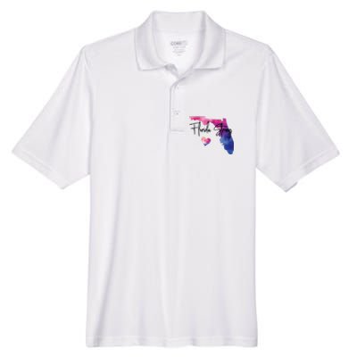 Florida Strong Hurricane Helene Men's Origin Performance Pique Polo