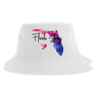 Florida Strong Hurricane Helene Sustainable Bucket Hat