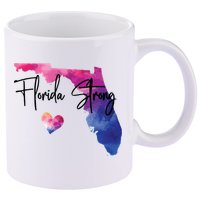 Florida Strong Hurricane Helene 11oz C Handle Ceramic Mug