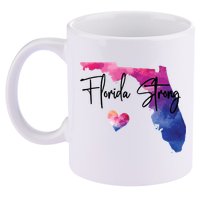 Florida Strong Hurricane Helene 11oz C Handle Ceramic Mug